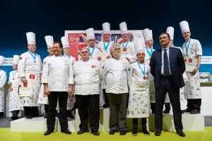 Europe Pastry Cup's podium