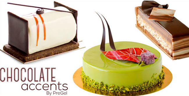 Chocolate accents by pregel