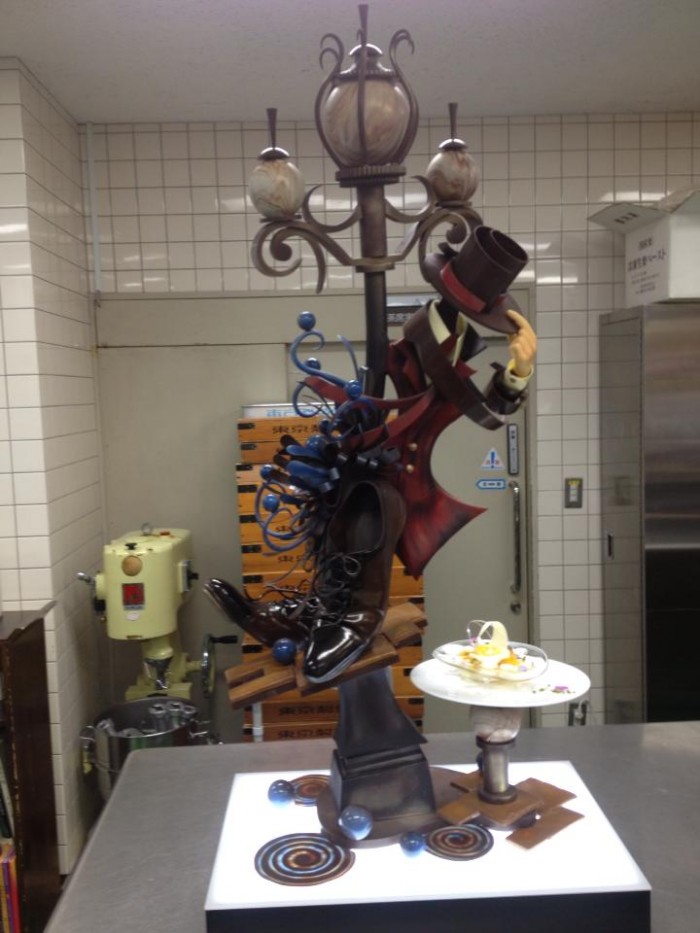 3 Another impressive chocolate showpiece