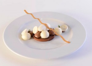 dessert plate by belgium team. European Pastry Cup