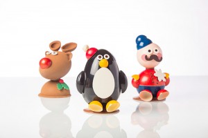 Reindeers, Penguin and Nutcraker. Darren Purchese