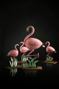 Flamingos by Knam