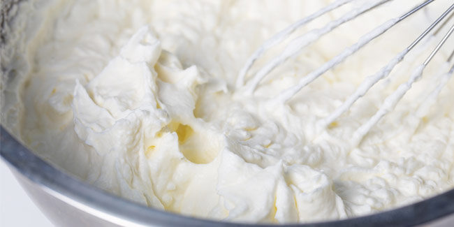 A prototype of fat-free whipped cream using bacteria has been developed ...