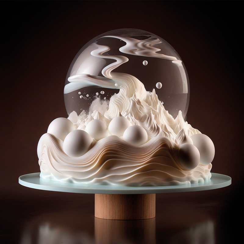 Dinara Kasko Creates New Pieces of Pastry Art with 3D Printed Cake Molds