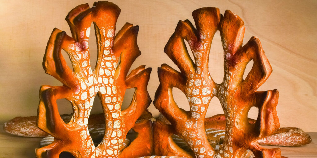 Decorative La Llama Bread by Diego Marín, Spanish Bakery Champion 2024