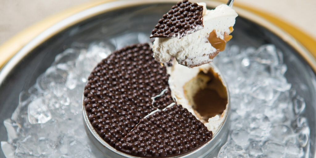 Chocolate caviar