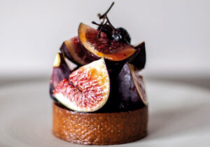 Almond and fig tart